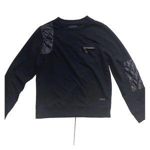 Akademkis Leather Long Sleeve Black Gold Mens M